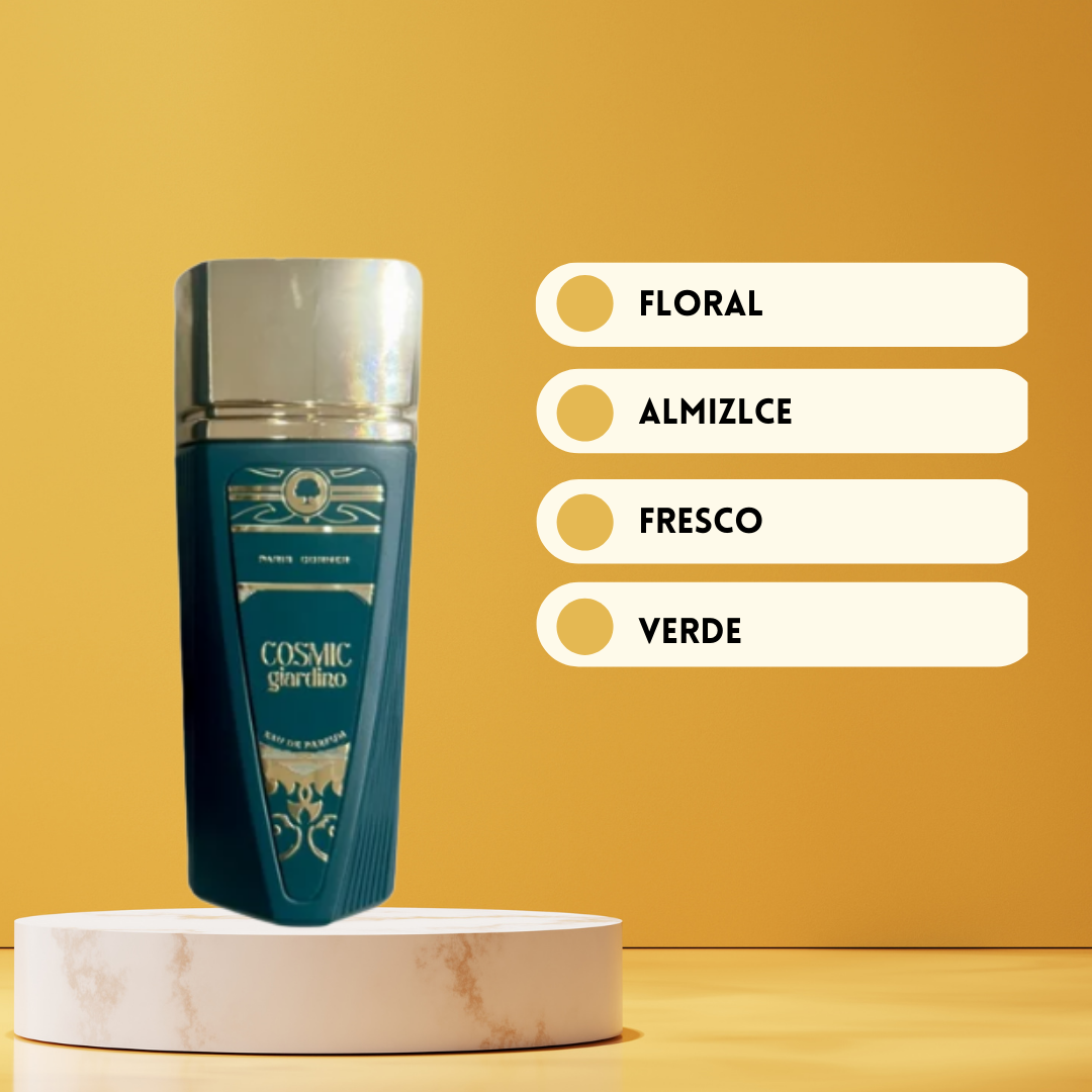 Cosmic Giardino Eau de Parfum 100 ml | Paris Corner | Perfume Masculino Tropical, Amadeirado e Marinho