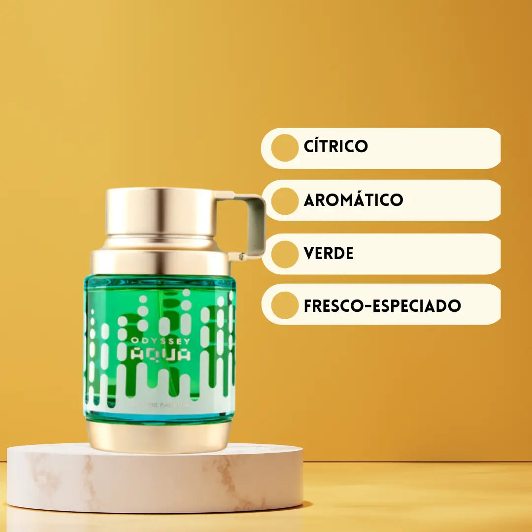 Armaf Odyssey Aqua | Perfume Árabe para Hombre | Frescura Cítrica y Amaderada – Eau de Parfum Armaf