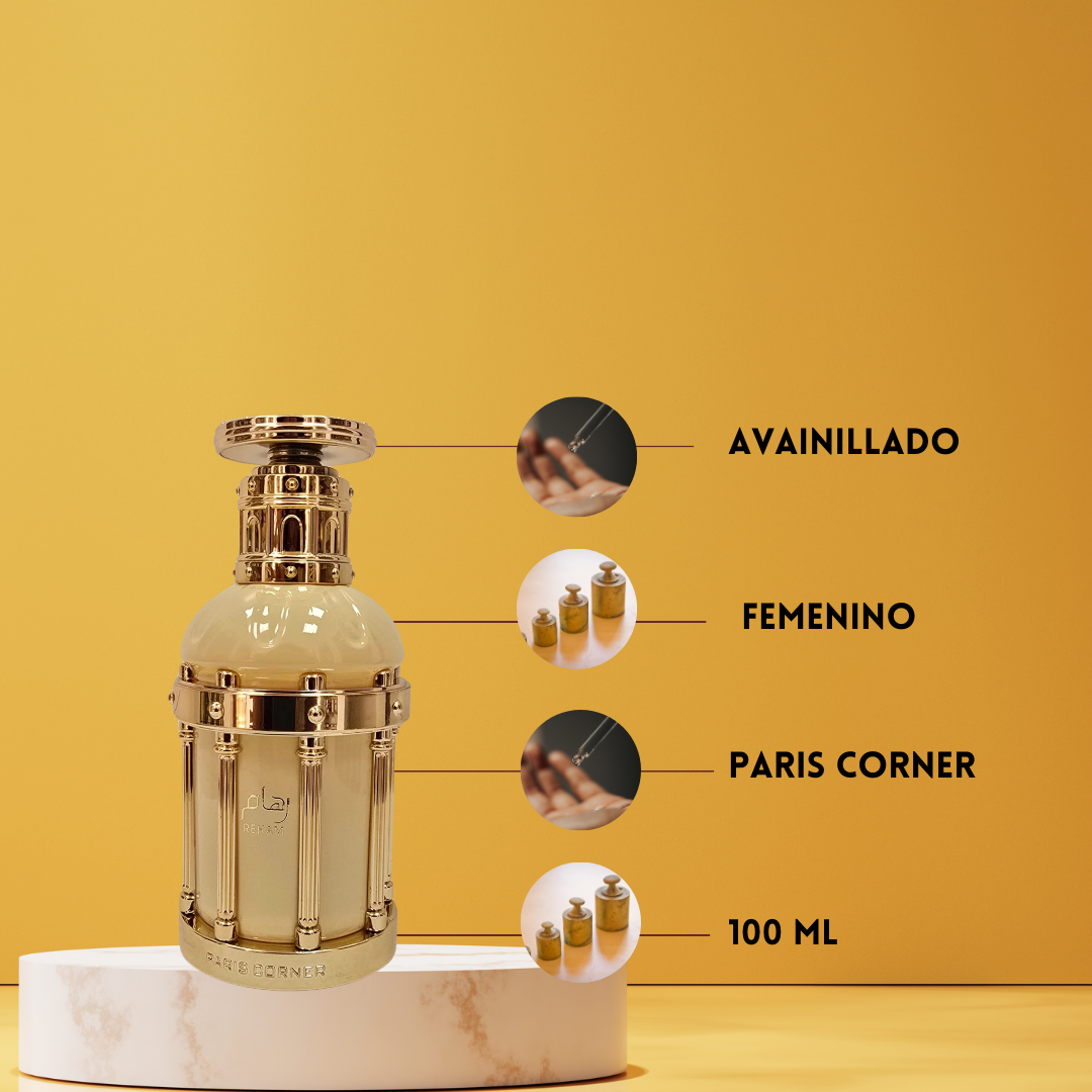 Reham Vanilla Mood Eau de Parfum 100 ml | Paris Corner | Parfum féminin doux, gourmand et élégant