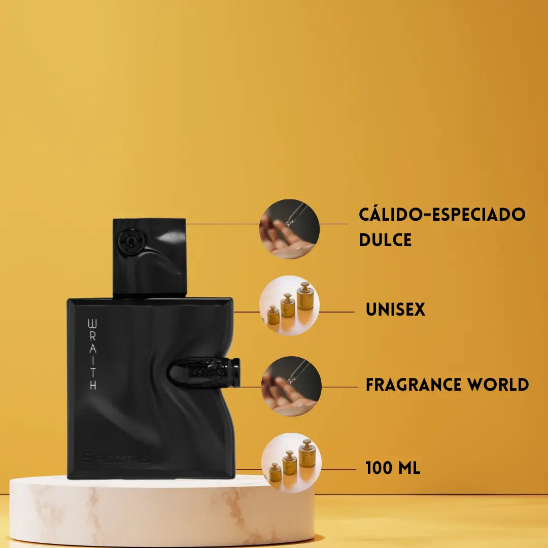 Spectre Wraith | Perfume Árabe | Especiado, Amaderado y Dulce – Eau de Parfum fragrance world
