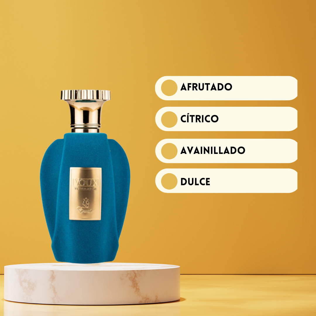 VOUX Turquoise Emir | Paris Corner | Unisex Arabic Perfume | Citrusy, Fruity, Amber – Eau de Parfum