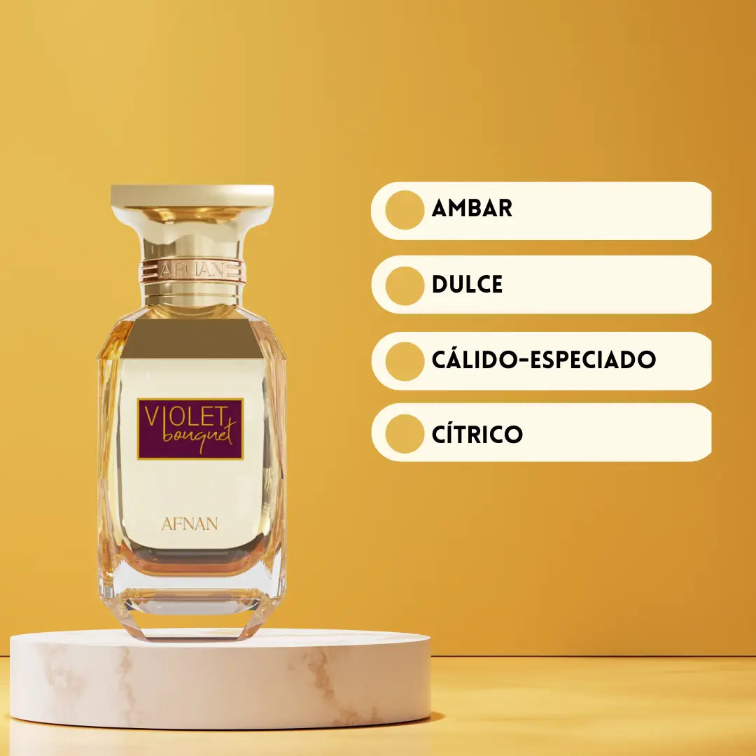 Afnan Violet Bouquet | Perfume Árabe para Mujer | Eau de Parfum Afnan