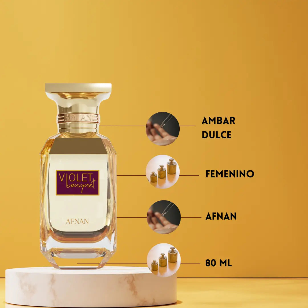 Afnan Violet Bouquet | Perfume Árabe para Mujer | Eau de Parfum Afnan