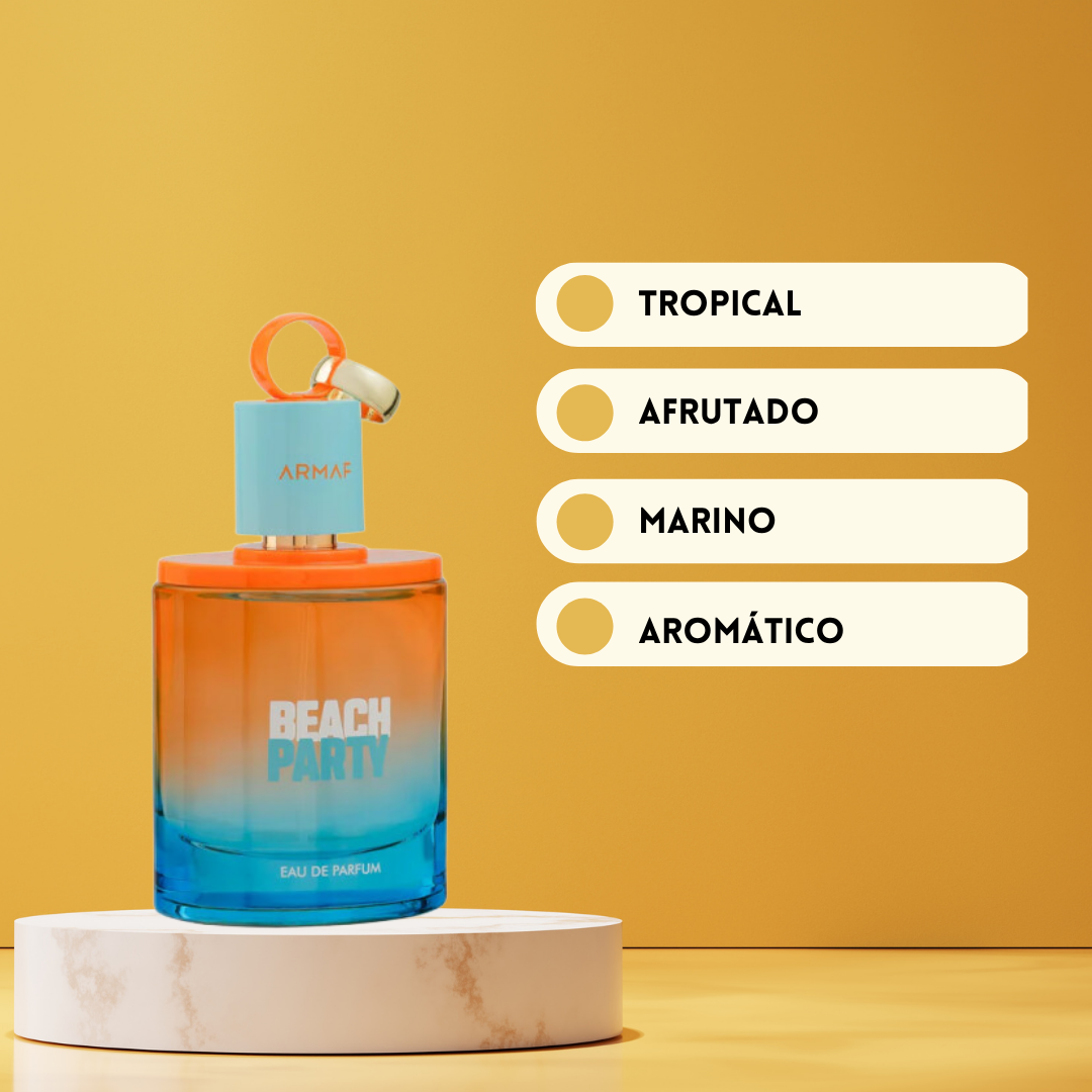 Beach Party Eau de Parfum 100 ml | Unisex-Duft Tropical und Maritim von ARMAF