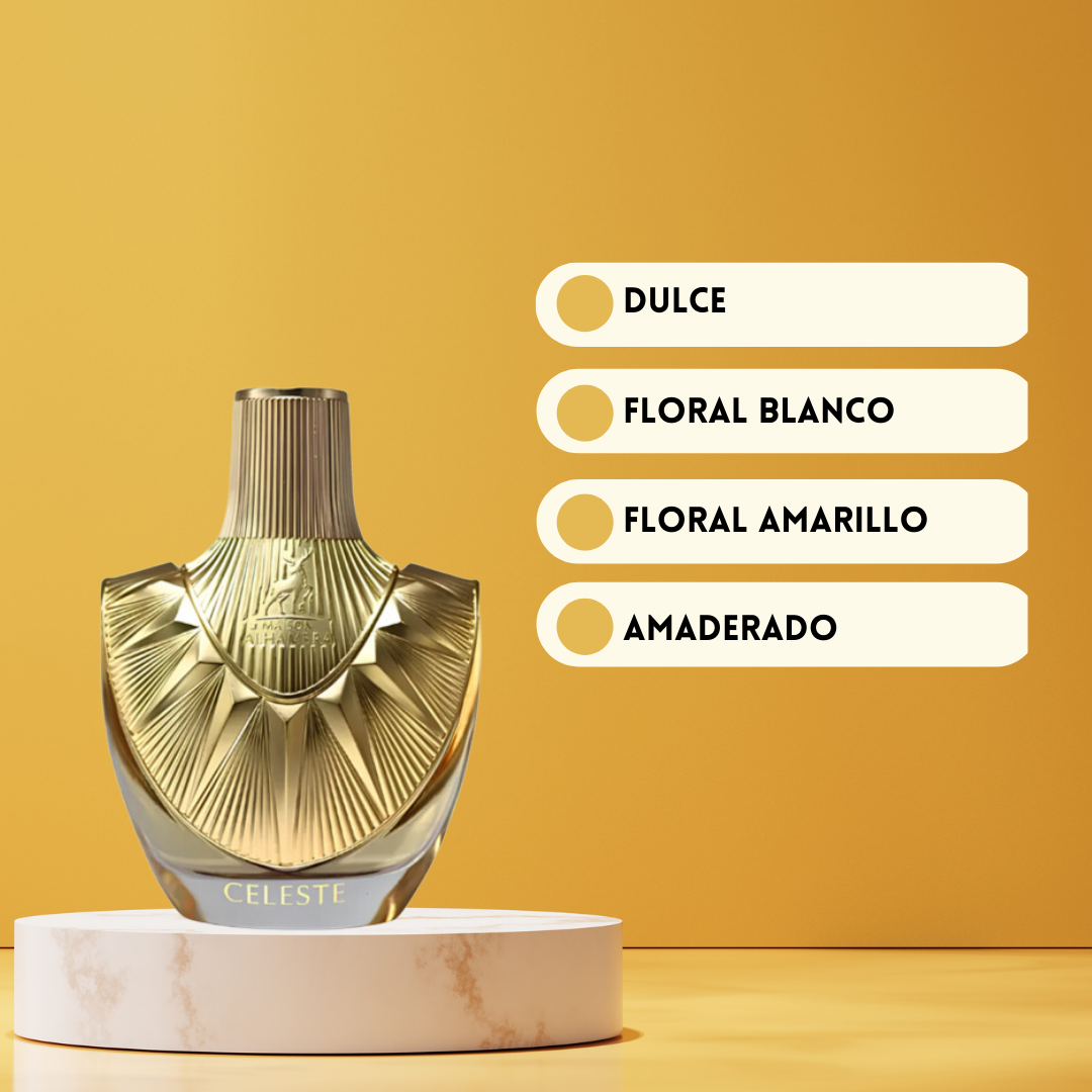 💎 Céleste | Maison Alhambra | Perfume Árabe Femenino | Floral, Fresco, Elegante - Eau de Parfum