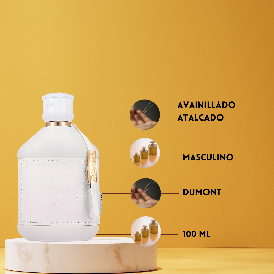 Nitro White – Perfume Unisex Eau de Parfum Elegante & Intenso