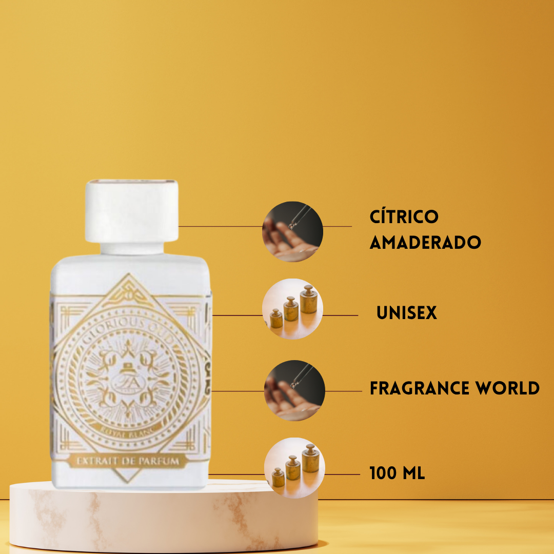 Glorious Oud Royal Blanc – 80 ml – French Avenue | Unisex-Duft Blumig Moschusartig mit Zitrusnote