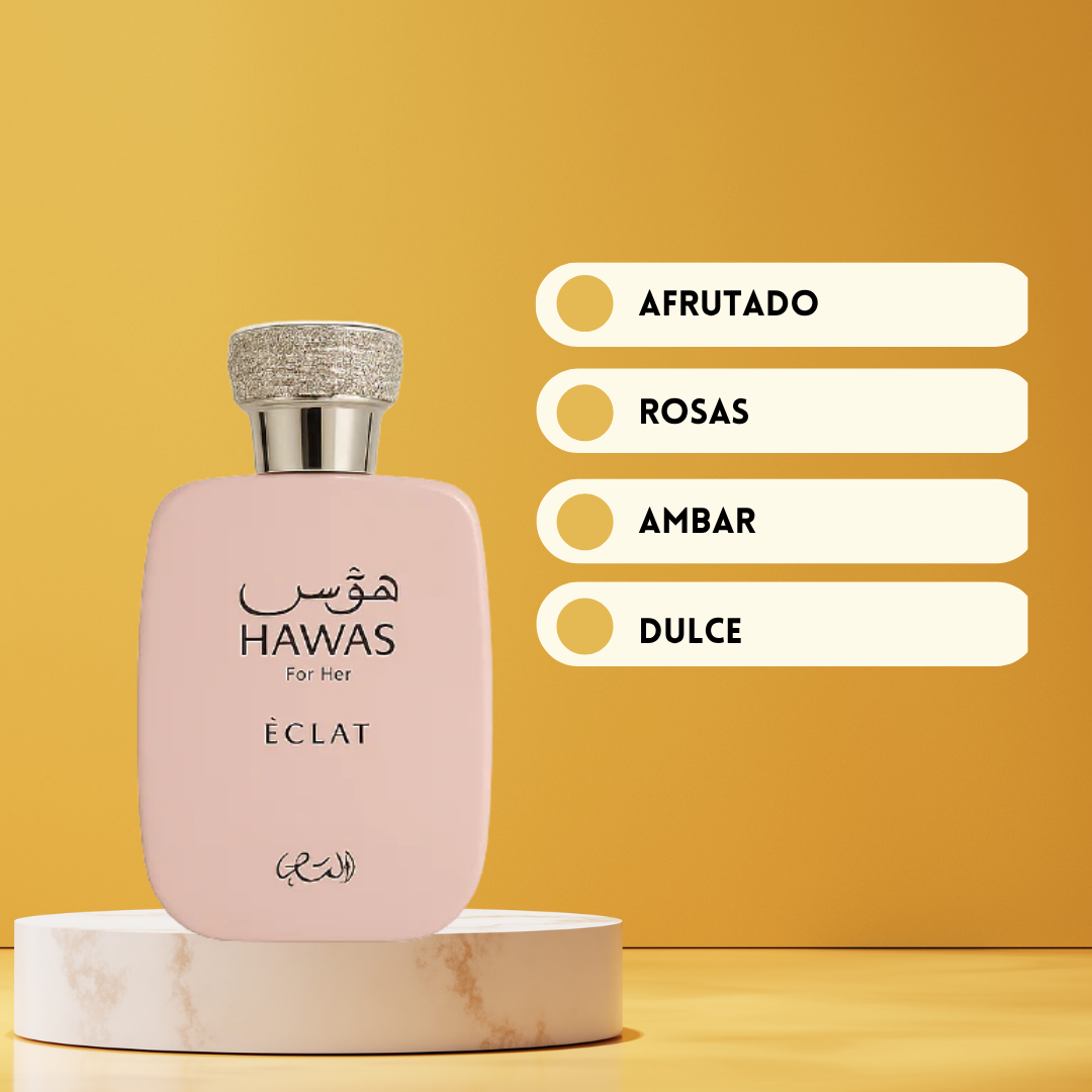 Hawas Éclat - 100 ml - Eau de Parfum | floral | sweet