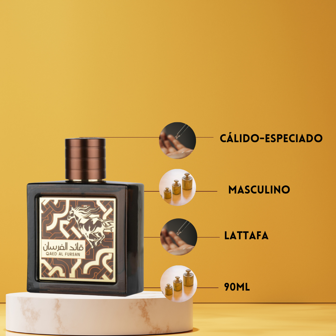 Qaed Al Fursan Untamed – 90 ml – Eau de parfum unisexe – Lattafa