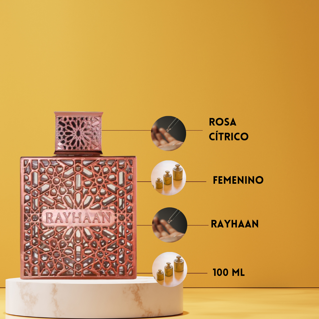 Rayhaan Divine – Eau de Parfum Mujer - Floral & Gourmand Elegante
