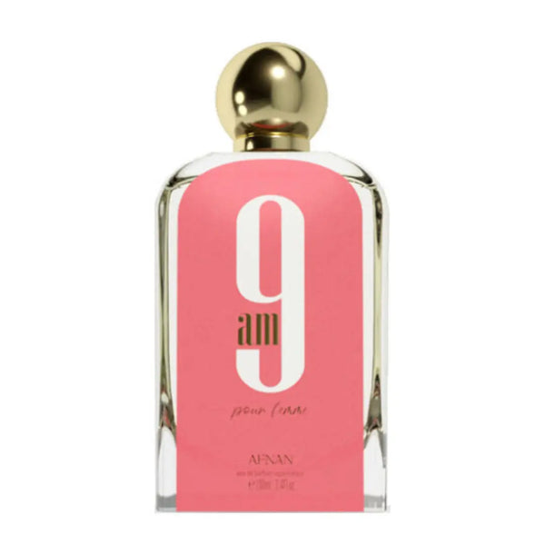 Afnan 9 AM Pour Femme 100ml - Perfume Feminino Frutal e Cítrico