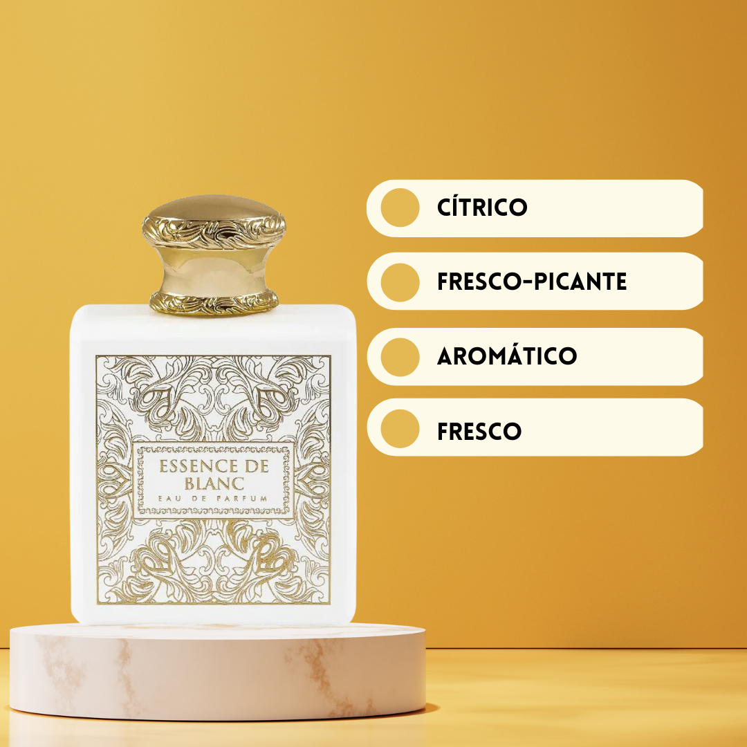 Fragrance World Essence de Blanc – Eau de Parfum Unisex - Fresco & Elegante