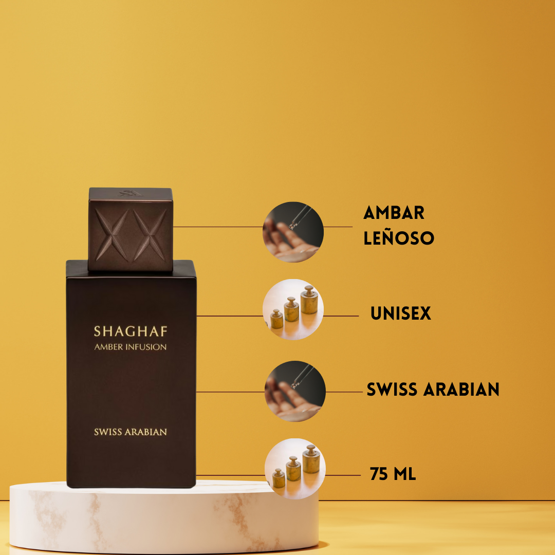 Swiss Arabian Shaghaf Amber Infusion – EDP Unisex Oriental