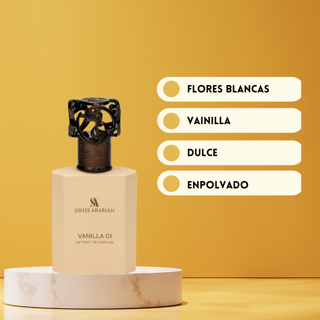 Swiss Arabian Vanilla 01 – Eau de Parfum Mujer - Oriental Vainilla