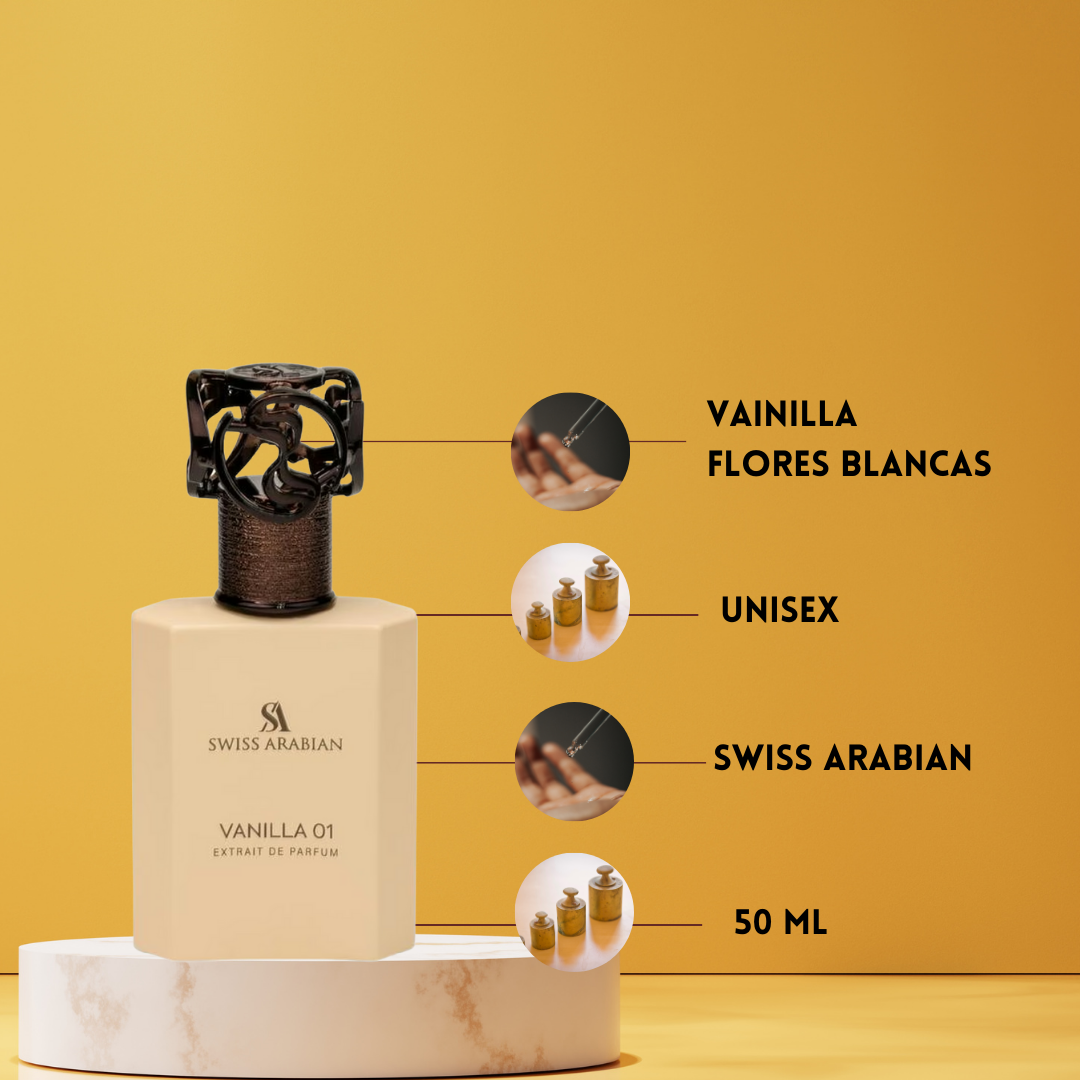 Swiss Arabian Vanilla 01 – Eau de Parfum Mujer - Oriental Vainilla