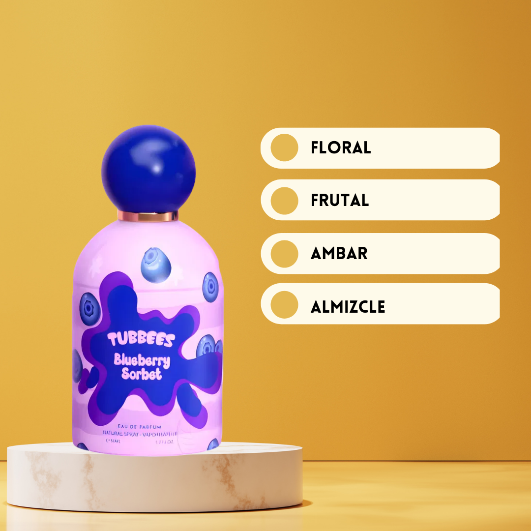 Tubbees Blueberry Sorbet – Eau de Parfum Unisex - Frutal