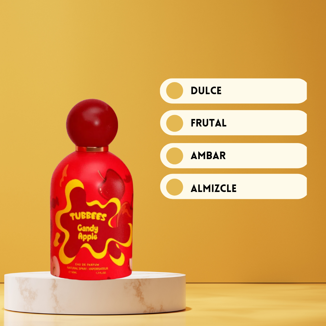 Tubbees Candy Apple – Eau de Parfum Unisex - Gourmand Frutal