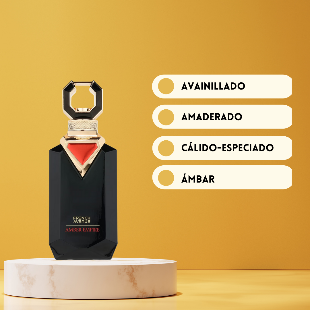 French Avenue Amber Empire – Eau de Parfum Hombre - Oriental & Amaderado