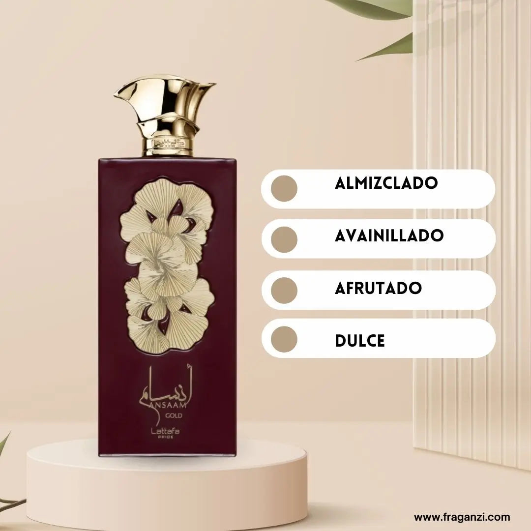 Ansaam Gold by Lattafa Pride 100ml - Elegant Arabic Perfume for