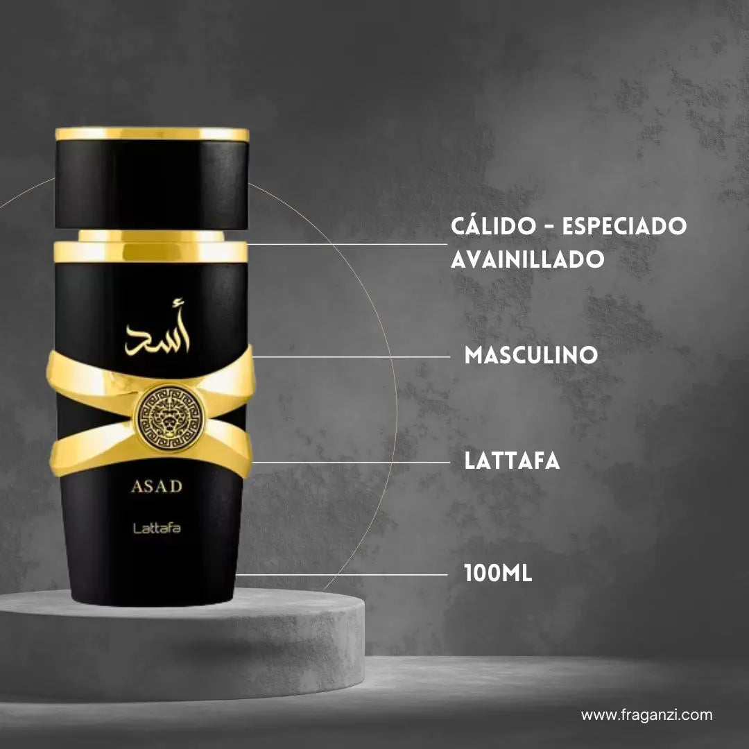 ASAD Eau de Parfum by Lattafa 100 ml - Masculine Fragrance