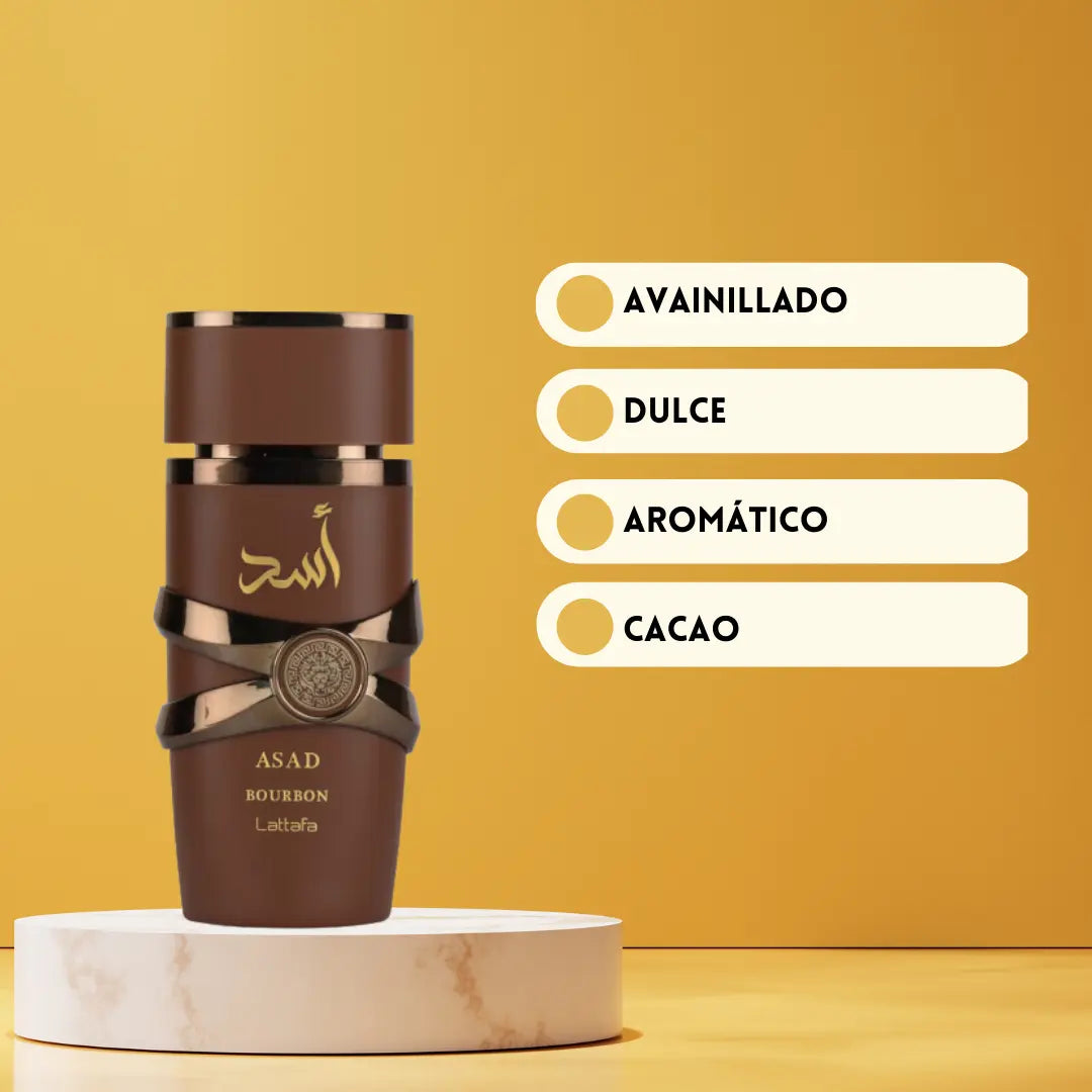 Asad Bourbon 100ml - Perfume Masculino Gourmet con Notas de Asad Bourbon 100ml - Perfume Masculino Gourmet con Notas de