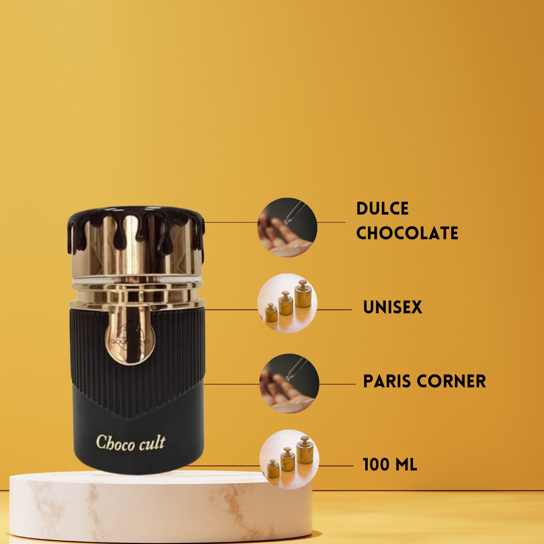 Choco Cult Eau de Parfum | Ministry of Gourmand | Perfume Unisex Gourmand con Notas de Chocolate, Caramelo y Cítricos