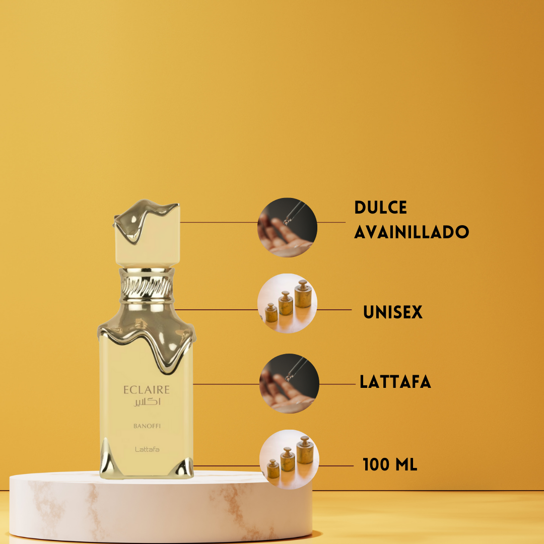 Lattafa Eclaire Banoffi – Eau de Parfum Unisex - Gourmand & Dulce