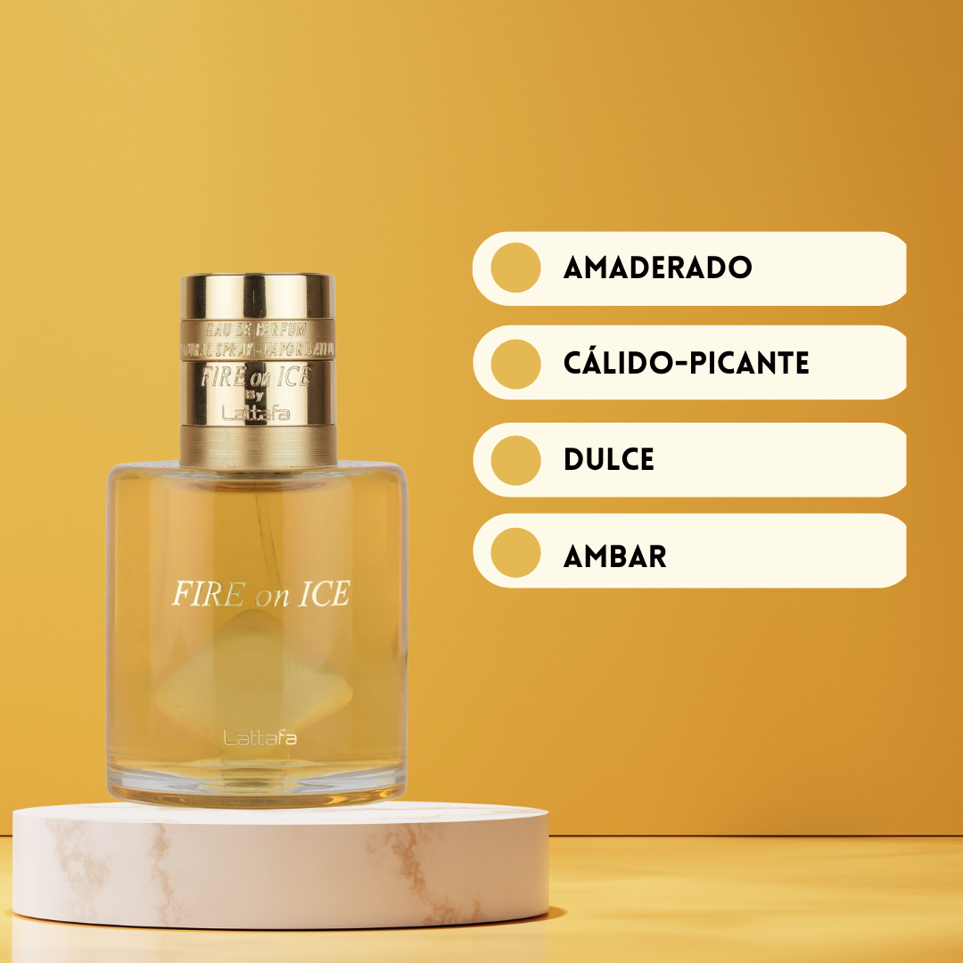 Lattafa Fire On Ice – Eau de Parfum Unisex - Oriental & Vainilla