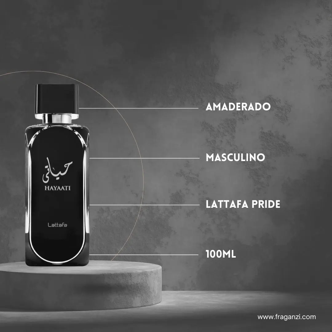 Hayaati von Lattafa – Arabisches maskulines Parfüm 100 ml, frisch