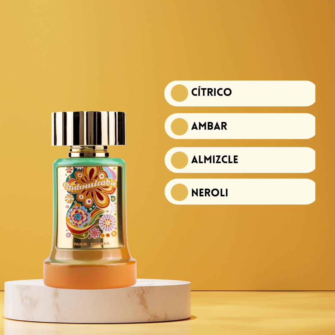 Indomitable Eau de Parfum | Paris Corner | Perfume Unisex con Notas de Cítricos, Manzana y Ámbar
