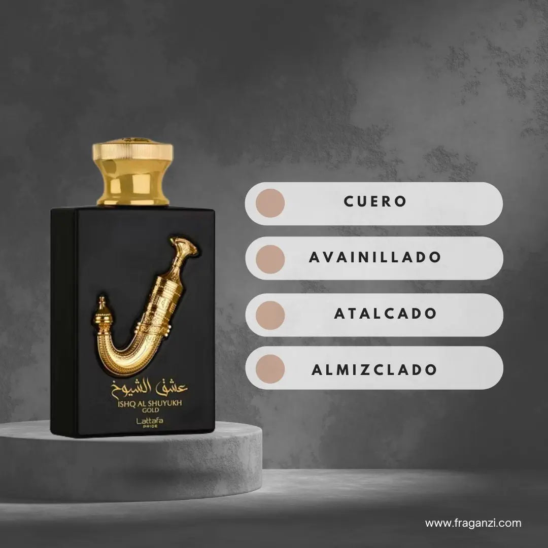 Isqh al Shuyukh Gold da Lattafa Pride 100ml - Perfume Masculino
