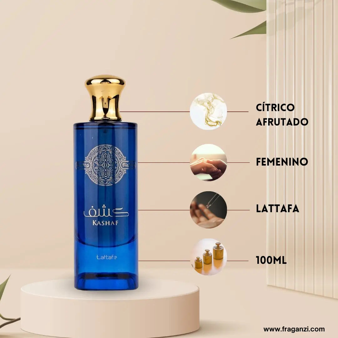 Kashaf by Lattafa - Unisex Eau de Parfum, Spicy Fruity Kashaf by Lattafa - Unisex Eau de Parfum, Spicy Fruity
