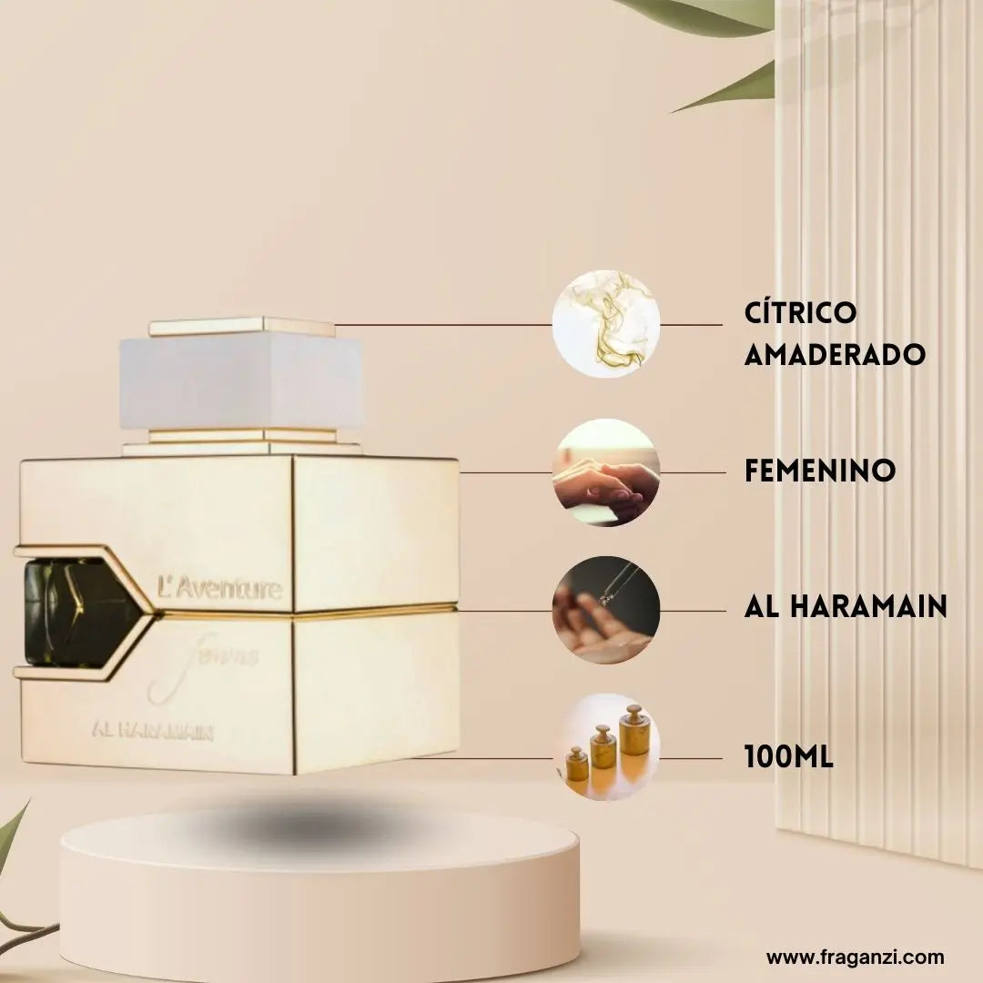 L'aventure Femme d'Al Haramain - Parfum Arabe Féminin 100ml