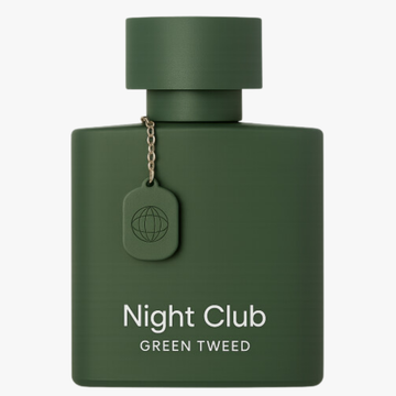 Night club green tweed