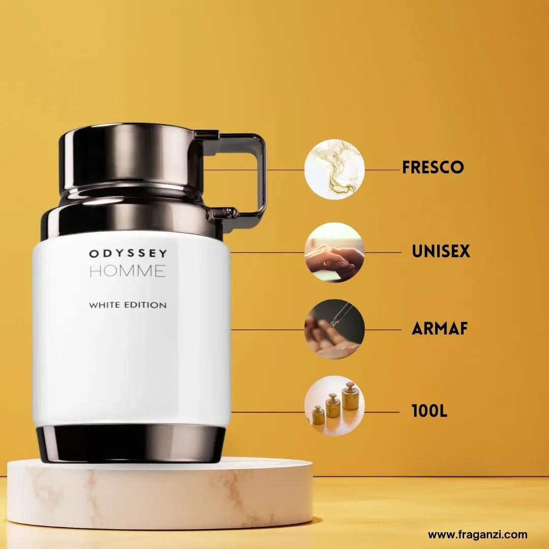 Armaf Odyssey White 100ml - Perfume Masculino Cítrico y