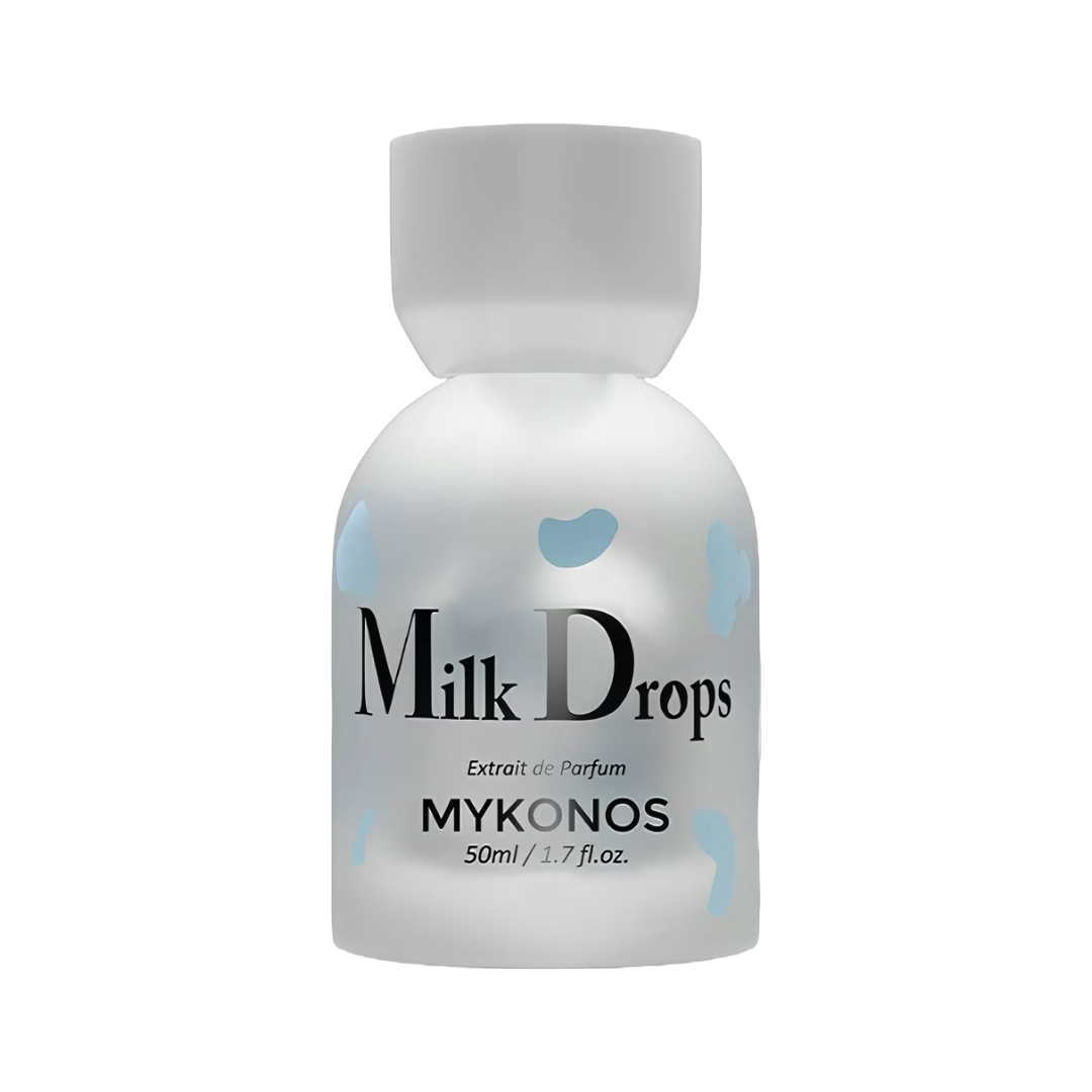 Frasco blanco de Milk Drops de Mykonos, Extrait de Parfum 50 ml