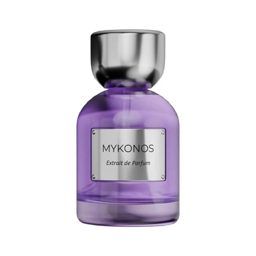 Frasco morado de Reflection Elixir de Mykonos, Extrait de Parfum