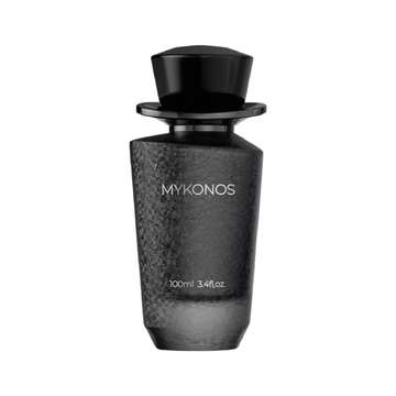 Frasco negro de Conquer de Mykonos, Extrait de Parfum 100 ml