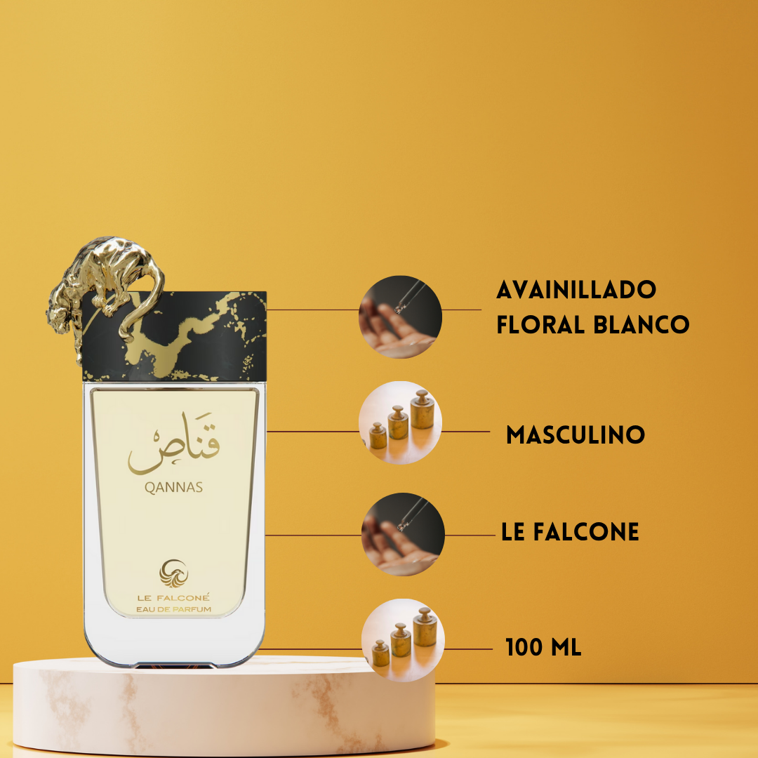 Le Falcóné Qannas – Eau de Parfum Hombre - Aromático & Fougère