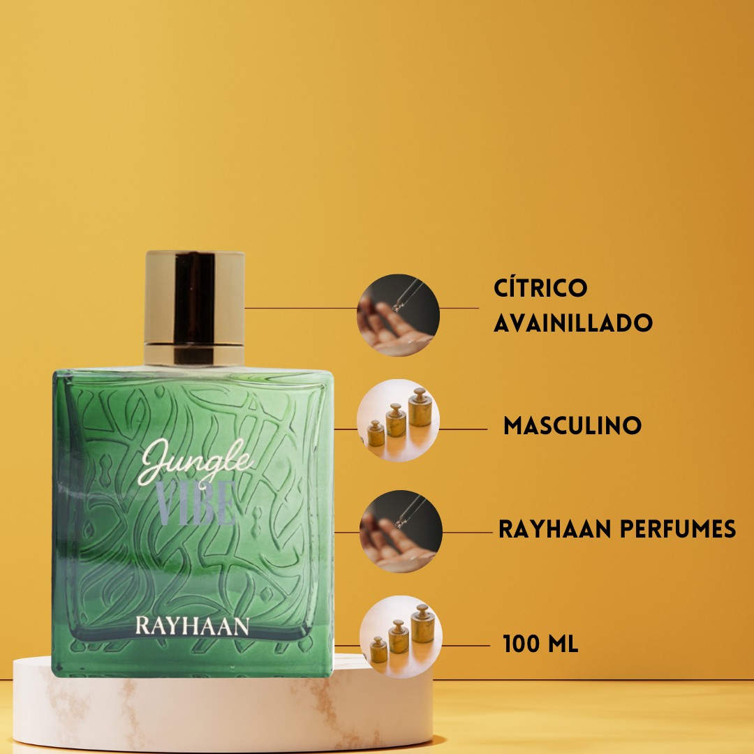 Rayhaan Jungle Vibe – Eau de Parfum Unisex - Verde & Fresco