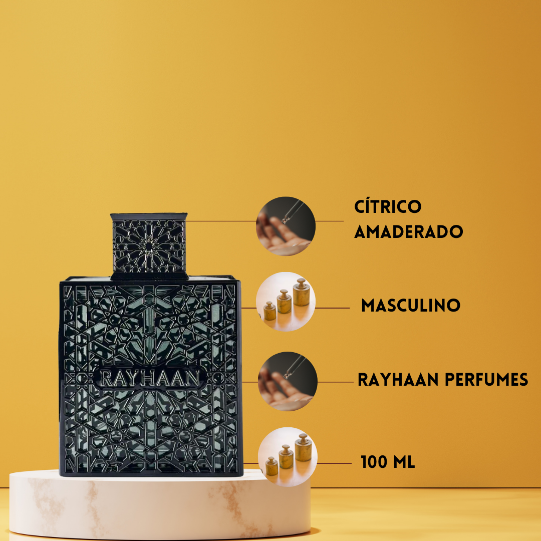 Rayhaan Obsidian – Eau de Parfum Unisex - Oriental & Elegante