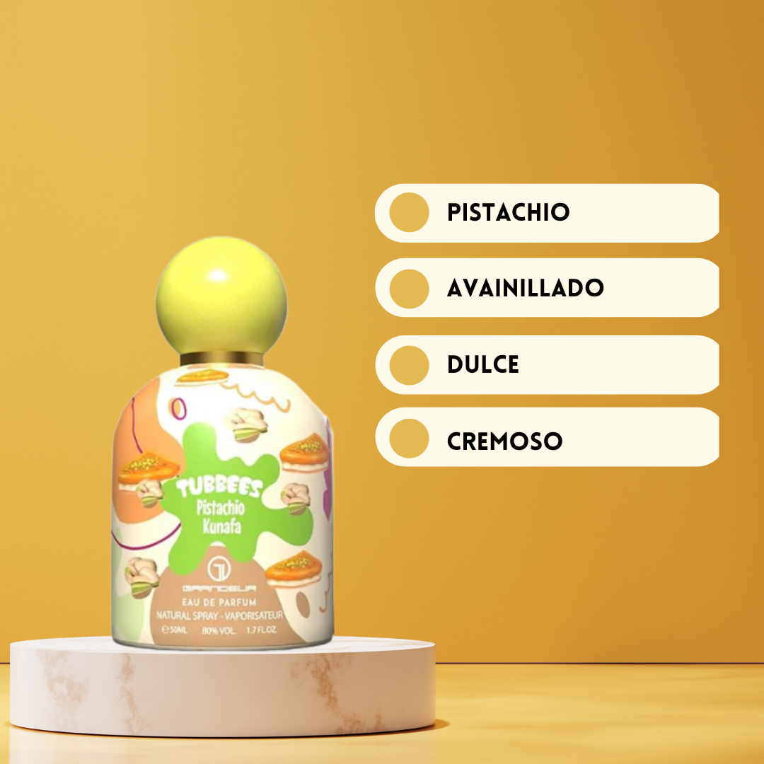Tubbees Pistachio Kunafa – Eau de Parfum Unisex - Gourmand & Oriental