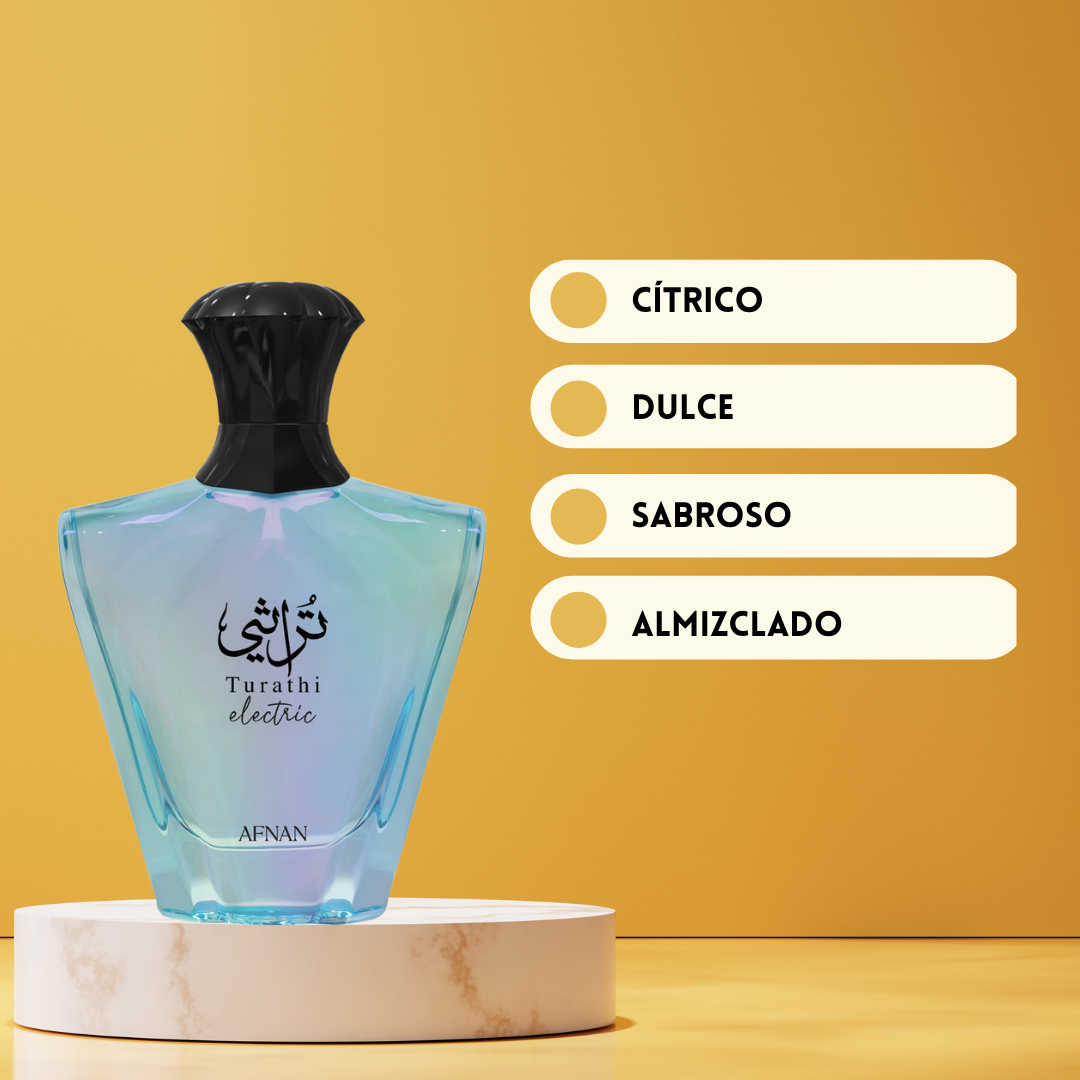 Afnan Turathi Electric – Eau de Parfum Unisex - Floral & Frutal