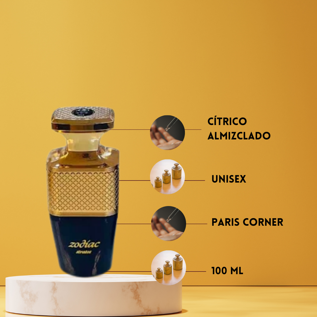 Zodiac Stratos Eau de Parfum | Paris Corner | Perfume Aromático Amaderado para Hombres